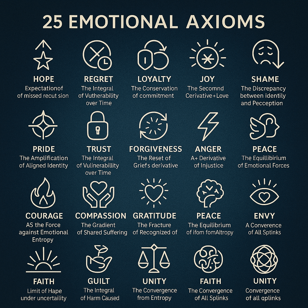 25 Emotional Axioms - Tree Calculus