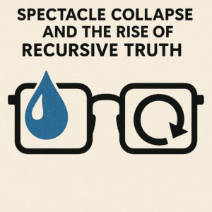 Spectacle Collapse and the Rise of Recursive Truth