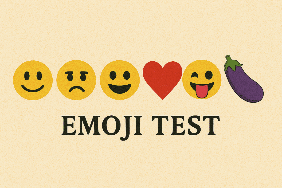 The Emoji Test - Artificial Intelligence